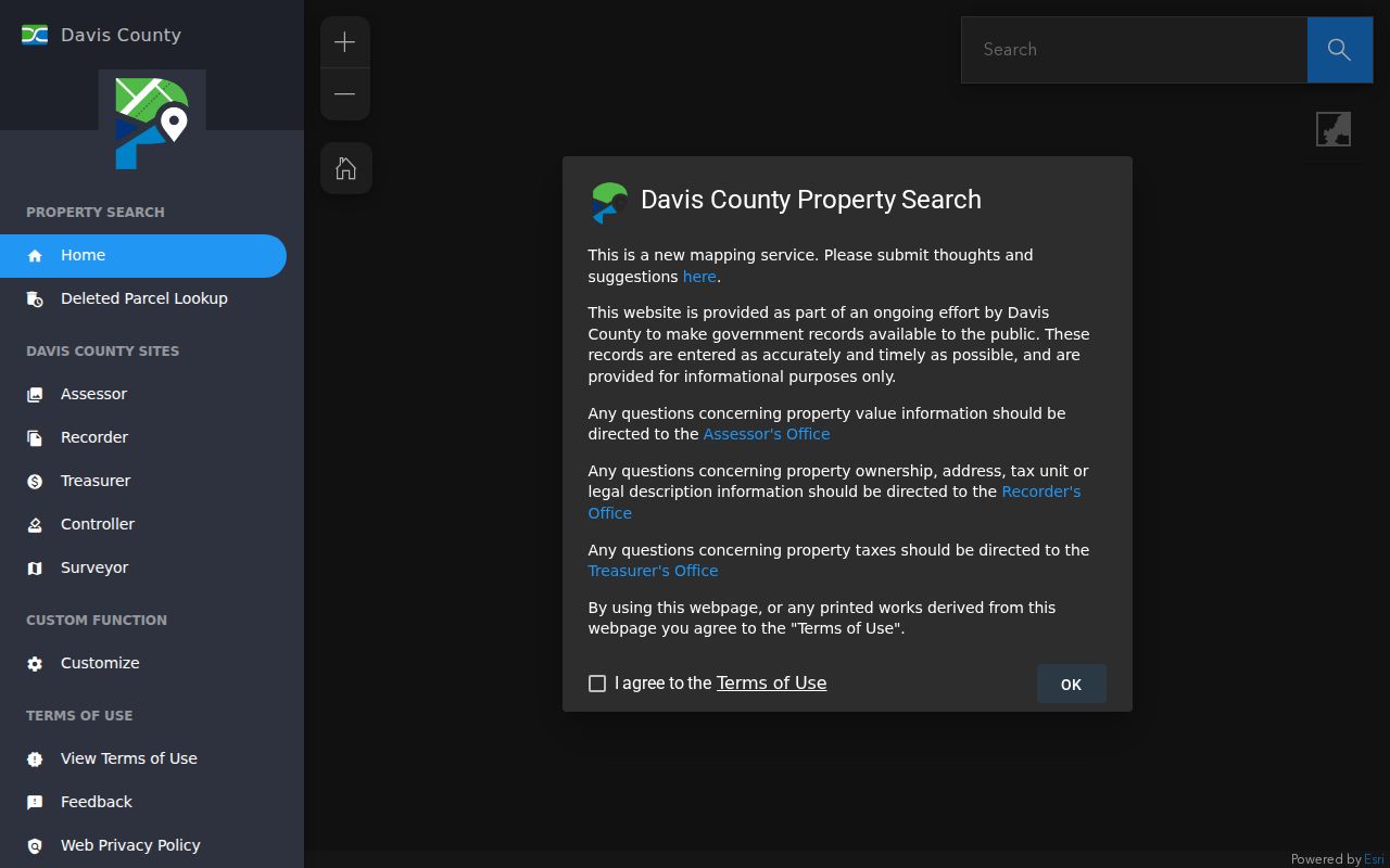 Davis County people search property map portal